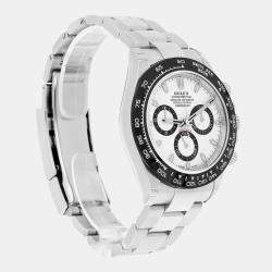 Pre Owned Rolex Cosmograph Daytona 116500LN-0001 Automatic White Stainless Steel Men's Watch 40 mm