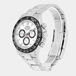 Pre Owned Rolex Cosmograph Daytona 116500LN-0001 Automatic White Stainless Steel Men's Watch 40 mm