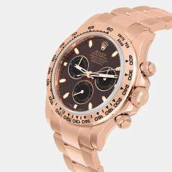 Pre Owned Rolex Cosmograph Daytona 116505-0013 Automatic brown 18k Rose Gold Men's Watch 40 mm