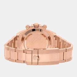 Pre Owned Rolex Cosmograph Daytona 116505-0013 Automatic brown 18k Rose Gold Men's Watch 40 mm