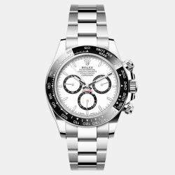 Pre Owned Rolex Cosmograph Daytona 126500LN-0001 Automatic White Stainless Steel Men's Watch 40 mm