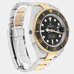 Pre Owned Rolex Sea-Dweller 126603 Automatic Black Oystersteel & 18k Yellow Gold Men's Watch 43 mm
