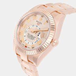 Pre Owned Rolex Sky-Dweller 326935 Automatic Gold 18k Everose Gold Men's Watch 42 mm
