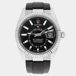 Pre Owned Rolex Sky-Dweller 336239 Automatic COLOR 18K White Gold Men Watch 42mm