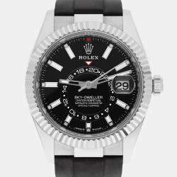 Pre Owned Rolex Sky-Dweller 336239 Automatic COLOR 18K White Gold Men Watch 42mm
