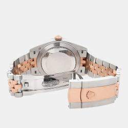 Pre Owned Rolex Datejust 126331 Automatic Slate 18K Rose Gold Stainless Steel Men's Wristwatch 41 mm