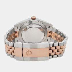 Pre Owned Rolex Datejust 126331 Automatic Slate 18K Rose Gold Stainless Steel Men's Wristwatch 41 mm