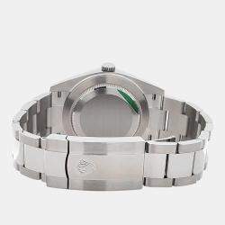 Pre Owned Rolex Datejust 126300 Automatic Green Stainless Steel Men's Wristwatch 41 mm