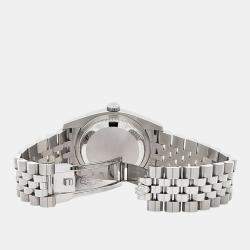 Pre Owned Rolex Datejust 116200 Automatic White Stainless Steel Men's Wristwatch 36 mm