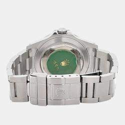 Pre Owned Rolex Explorer II 16570 Automatic White Stainless Steel Men's Wristwatch 40 mm