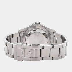 Pre Owned Rolex Explorer II 16570 Automatic White Stainless Steel Men's Wristwatch 40 mm
