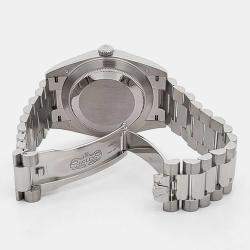 Pre Owned Rolex President Day-Date 228206 Automatic Ice Blue Platinum Men's Wristwatch 40 mm