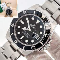 Pre Owned Rolex Submariner 116610LN Automatic Black Stainless Steel Men's Wristwatch 40 mm