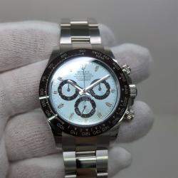 Pre Owned Rolex Daytona 116506 Automatic Ice Blue Platinum Men's Wristwatch 40 mm
