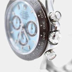 Pre Owned Rolex Daytona 116506 Automatic Ice Blue Platinum Men's Wristwatch 40 mm