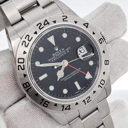 Pre Owned Rolex Explorer II 16570 Automatic Black Stainless Steel Men's Wristwatch 40 mm