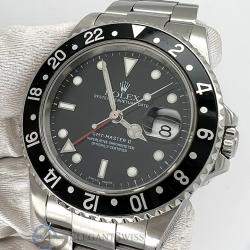 Pre Owned Rolex GMT-Master II 16710 Automatic Black Stainless Steel Men's Wristwatch 40 mm