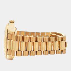 Pre Owned Rolex Day-Date President II 218238 Automatic Champagne 18k Yellow Gold Men's Wristwatch 41 mm