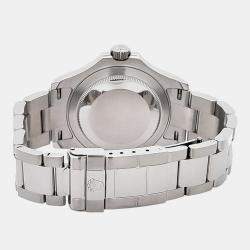 Pre Owned Rolex Yacht-Master 16622 Automatic Platinum Stainless Steel Men's Wristwatch 40 mm