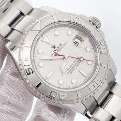 Pre Owned Rolex Yacht-Master 16622 Automatic Platinum Stainless Steel Men's Wristwatch 40 mm