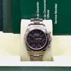 Pre Owned Rolex Cosmograph Daytona 116509 Automatic Black Dial 18K White Gold Men's Wristwatch 40mm