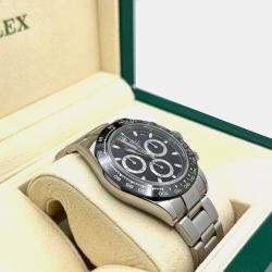 Pre Owned Rolex Daytona Cosmograph 116500LN Automatic Black Dial Stainless Steel Men's Wristwatch 40mm