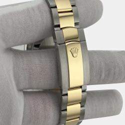 Pre Owned Rolex Datejust 116233 Automatic Champagne Dial 18k Yellow Gold Stainless Steel Men's Wristwatch 36mm