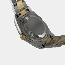 Pre Owned Rolex Datejust 116233 Automatic Champagne Dial 18k Yellow Gold Stainless Steel Men's Wristwatch 36mm