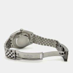 Pre Owned Rolex Datejust 126334 Automatic Mint Green Dial 18K White Gold Stainless Steel Men's Wristwatch 41mm