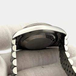 Pre Owned Rolex Datejust 16234 Automatic Tropical Diamond Dial 18k White Gold Stainless Steel Men's Wristwatch 36mm