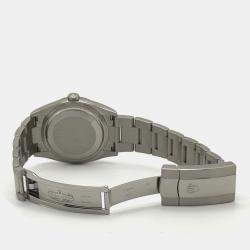 Pre Owned Rolex Datejust 126234 Automatic Silver Dial 18K White Gold Stainless Steel Men's Wristwatch 36mm