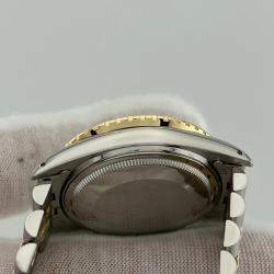 Pre Owned Rolex Datejust Turn-O-Graph 16253 Automatic 14K Yellow Gold Stainless Steel Men's Wristwatch 36mm