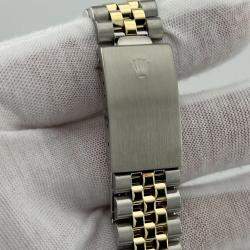 Pre Owned Rolex Datejust Turn-O-Graph 16253 Automatic 14K Yellow Gold Stainless Steel Men's Wristwatch 36mm