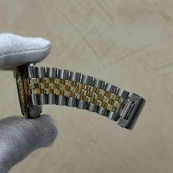 Pre Owned Rolex Datejust Turn-O-Graph 16253 Automatic 14K Yellow Gold Stainless Steel Men's Wristwatch 36mm