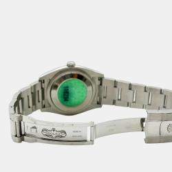 Pre Owned Rolex Datejust 36 116234 Automatic Sodalite Diamond Dial Stainless Steel 18K White Gold Men's Wristwatch 36 mm