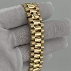 Pre Owned Rolex Day-Date President 18038 Automatic Champagne Dial 18k Yellow Gold Men's Wristwatch 36mm