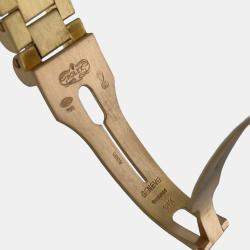 Pre Owned Rolex Day-Date 18238 Automatic Champagne Dial 18k Yellow Gold Men's Wristwatch 36mm