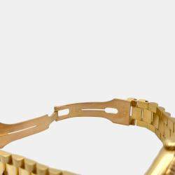 Pre Owned Rolex Day-Date President 18238 Automatic  Diamond Dial 18K Yellow Gold Men's Wristwatch 36mm