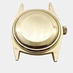 Pre Owned Rolex Day-Date President 1803 Automatic  Bronze Wide Boy Dial 18K Yellow Gold Men's Wristwatch 36mm