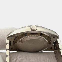 Pre Owned Rolex Day-Date 228239 Automatic Olive Green Dial 18k White Gold Men's Wristwatch 40mm