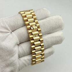 Pre Owned Rolex Day-Date President 18038 Automatic Black Dial 18K Yellow Gold Men's Wristwatch 36mm