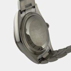 Pre Owned Rolex Sky-Dweller 326934 Automatic Black Dial Stainless Steel 18k White Gold Men's Wristwatch 42mm
