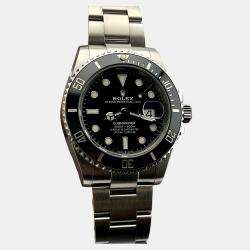 Pre Owned Rolex Submariner Date 126610LN Automatic Black Dial Stainless Steel Men's Wristwatch 41mm