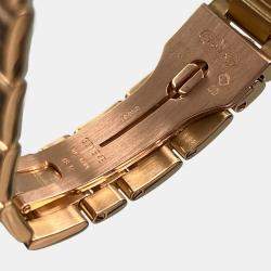 Pre Owned Rolex Day Date 118208 Automatic Black Diamonds 18k Yellow Gold Men's Wristwatch 36 mm