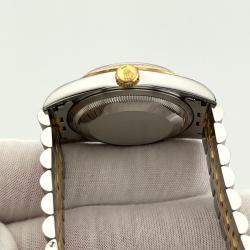 Pre Owned Rolex Datejust 16233 Automatic Gold 18k Yellow Gold Stainless Steel Men's Wristwatch 36 mm