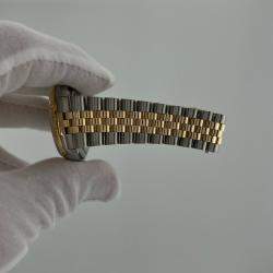 Pre Owned Rolex Datejust 16233 Automatic Gold 18k Yellow Gold Stainless Steel Men's Wristwatch 36 mm