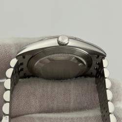 Pre Owned Rolex Datejust 126334 Automatic Silver 18k White Gold Stainless Steel Men's Wristwatch 41 mm