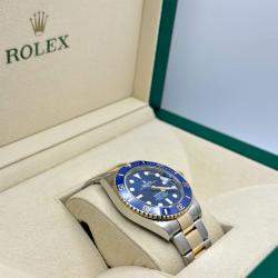 Pre Owned Rolex Submariner Date 126613LB Automatic Blue Dial 18K Yellow Gold Stainless Steel Men's Wristwatch 41mm