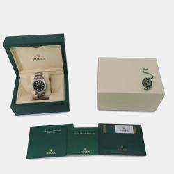 Pre Owned Rolex Explorer 214270 Automatic Black Stainless Steel Men's Wristwatch 39 mm