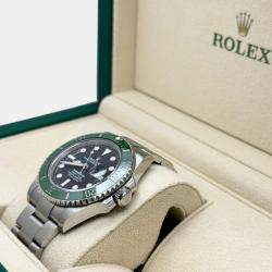 Pre Owned Rolex Submariner 126610LV Automatic Black Stainless Steel Men's Wristwatch 41 mm